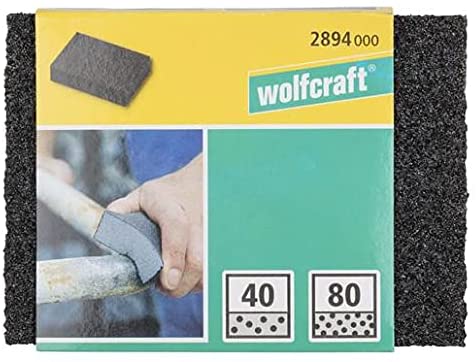 Wolfcraft Foam Rubber Sanding Block 100x70x25mm P80