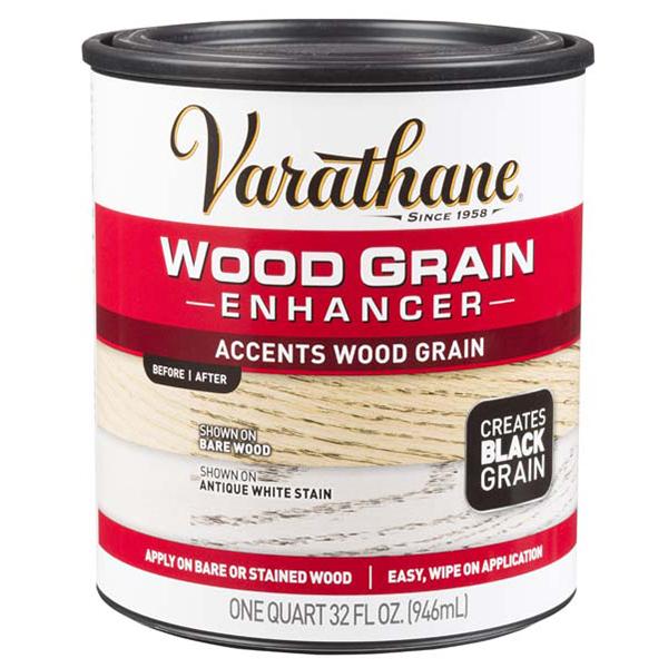 Rust-Oleum Varathane Wood Stain 946ml Wood Grain Enhancer Black