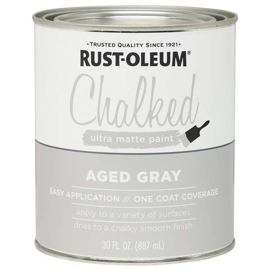 Rust-Oleum CHALKED Ultra Matte 887 ML Aged Gray