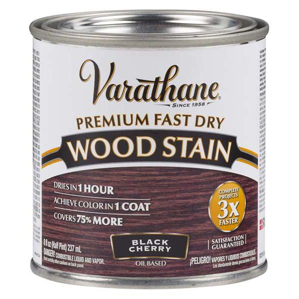 Rust-Oleum Varathane 236ML Premium Fast Wood Stain BLACK CHERRY