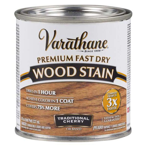 Rust-Oleum Varathane 236ML Premium Fast Wood Stain TRADITIONAL CHERRY