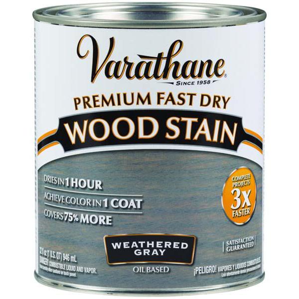 Rust-Oleum Varathane 236ML Premium Fast Wood Stain WEATHERED GRAY
