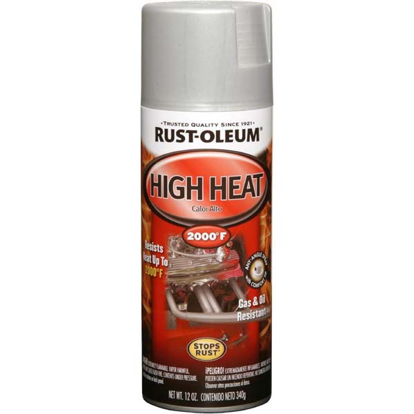 Automotive Paint 355ML High Heat Paint FLAT ALUMINUM Spray