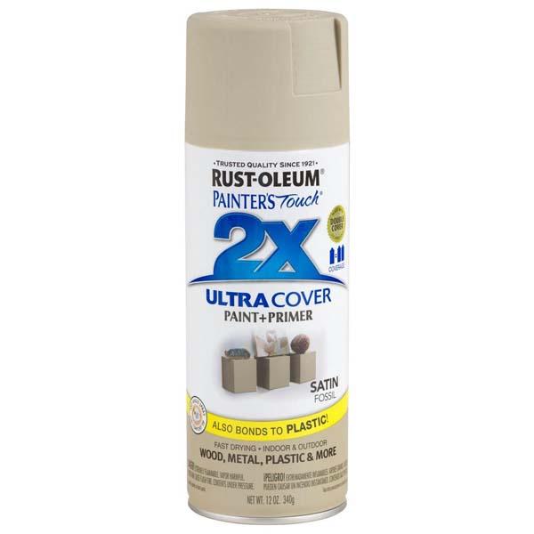 Rust-Oleum Painter’s Touch 12 Ounce Satin Ultra Cover Fossil Spray