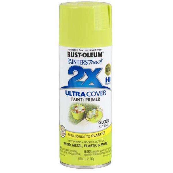 Rust-Oleum Painter’s Touch 355ML Gloss Ultra Cover Paint Key Lime Spray