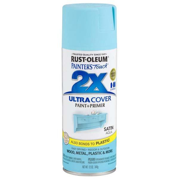 Rust-Oleum Painter’s Touch 355ML Satin Ultra Cover Aqua Spray