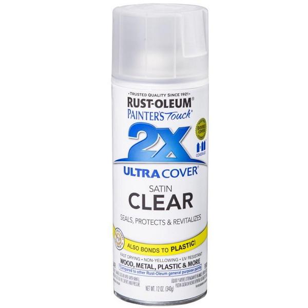 Rust-Oleum Painter’s Touch 355ML 2X CLEAR SATIN