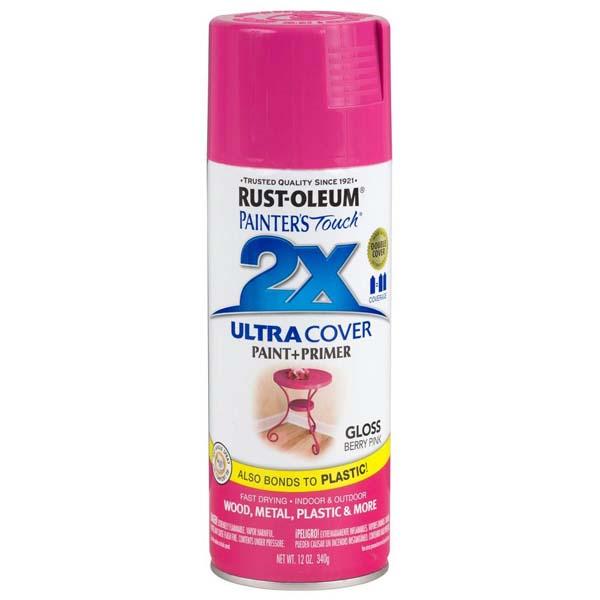 Rust-Oleum Painter’s Touch 355ML Gloss Ultra Cover Berry Pink Spray