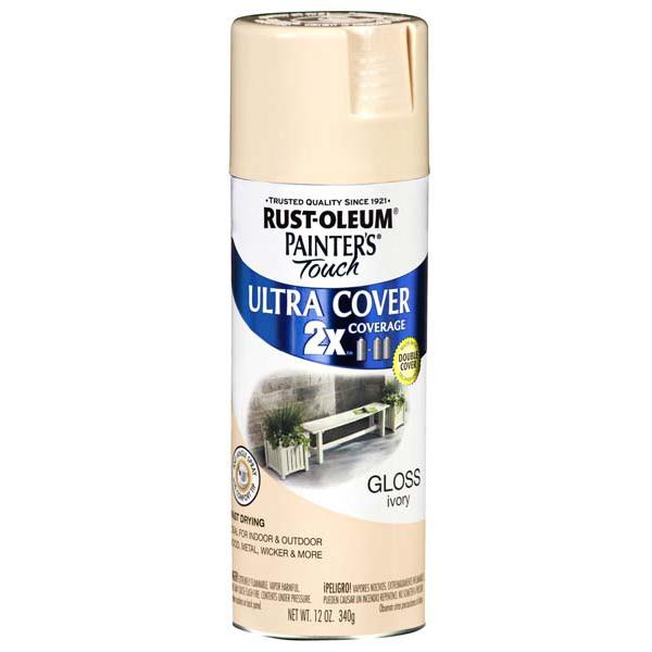 Rust-Oleum Painter’s Touch 355ML Gloss Ultra Cover Ivory Spray