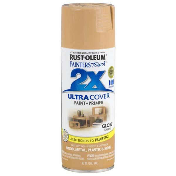 Rust-Oleum Painter’s Touch 355ML Gloss Ultra Cover Khaki Spray