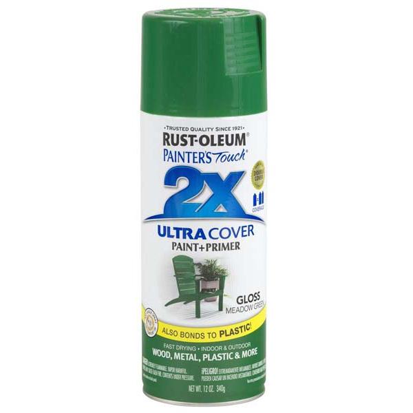 Rust-Oleum Painter’s Touch 355ML Gloss Ultra Cover Meadow Green Spray