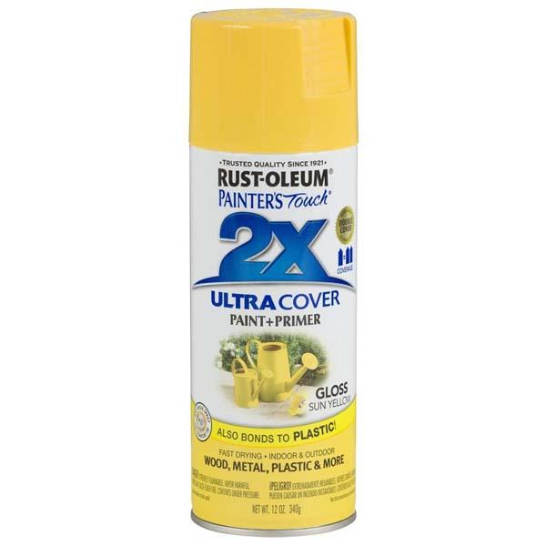 Rust-Oleum Painter’s Touch 355ML Gloss Ultra Cover SUN Yellow Spray