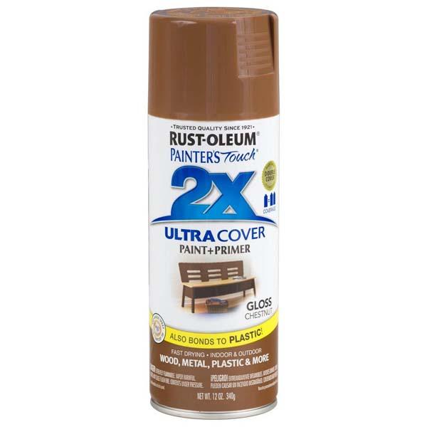 Rust-Oleum Painter’s Touch 355ML Satin Ultra Cover Chestnut Spray