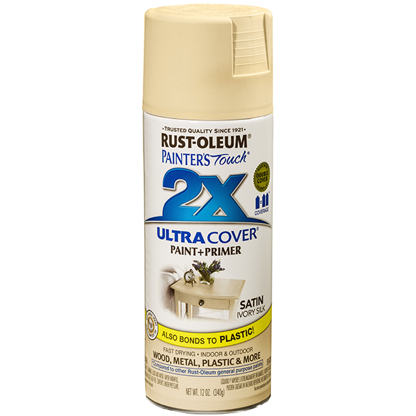 Rust-Oleum Painter’s Touch 355ML Satin Ultra Cover Ivory Silk Spray