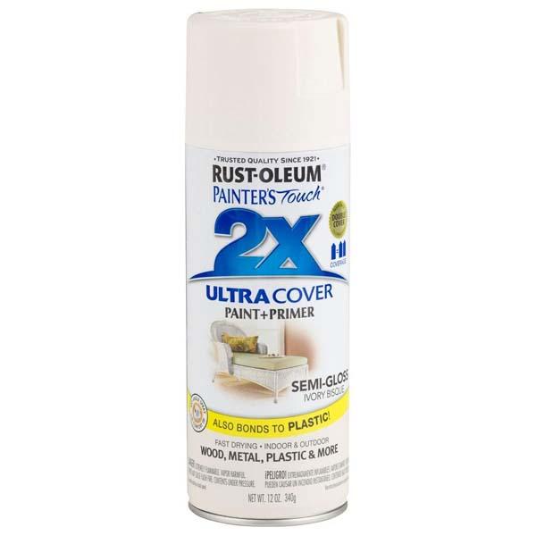Rust-Oleum Painter’s Touch 355ML Semi-Gloss Ultra Cover Ivory Bisque Spray