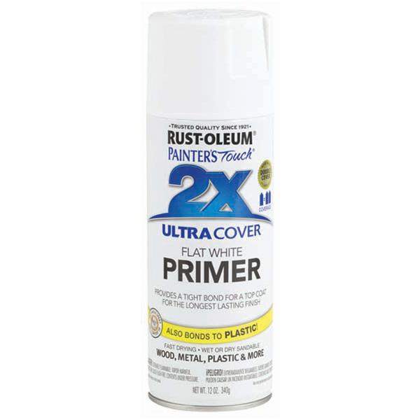 Rust-Oleum Painter’s Touch 355ML Ultra Cover WHITE PRIMER Spray