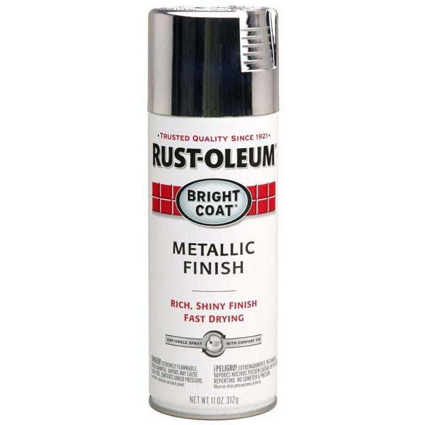 Rust-Oleum STOPS RUST 325ML Bright Coat Metallic Chrome Spray
