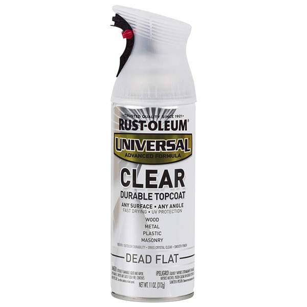 Rust-Oleum Universal 312g Dead Flat Clear Topcoat Spray