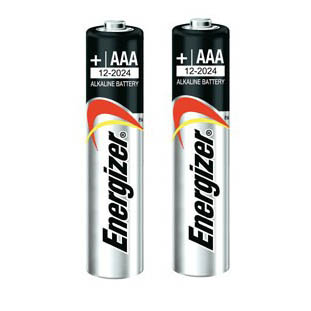 Energizer Alkaline AAA 1.5V Two Batteries