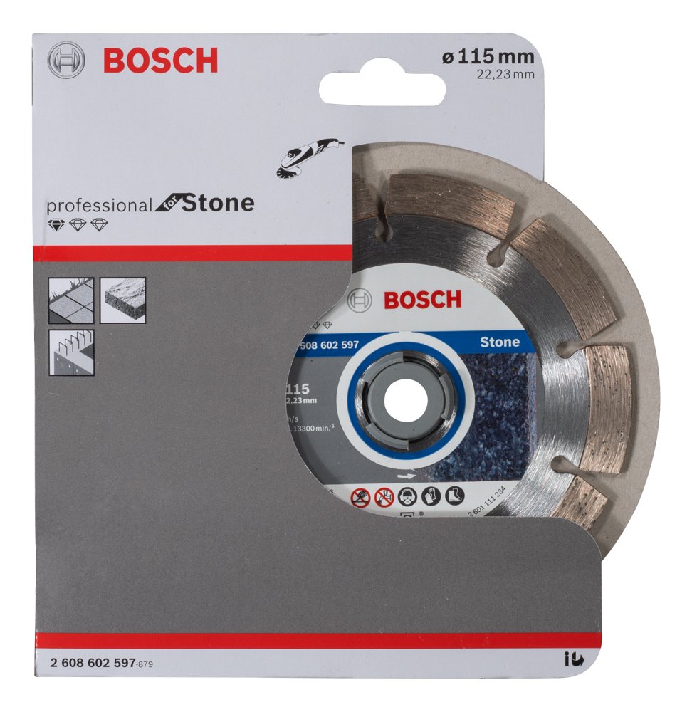 Bosch Diamond Disc Stone 115mm , 22.23mm x 1.6mm x 10mm