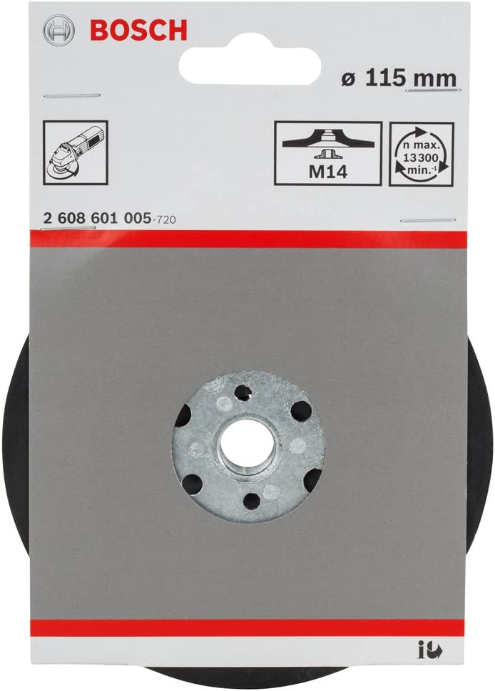 Bosch Rubber Backing Pad for Angle Grinders 115mm M14