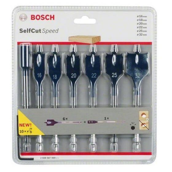 Bosch Self Cut Speed spade bit set 7 pcs (16 - 32 mm)
