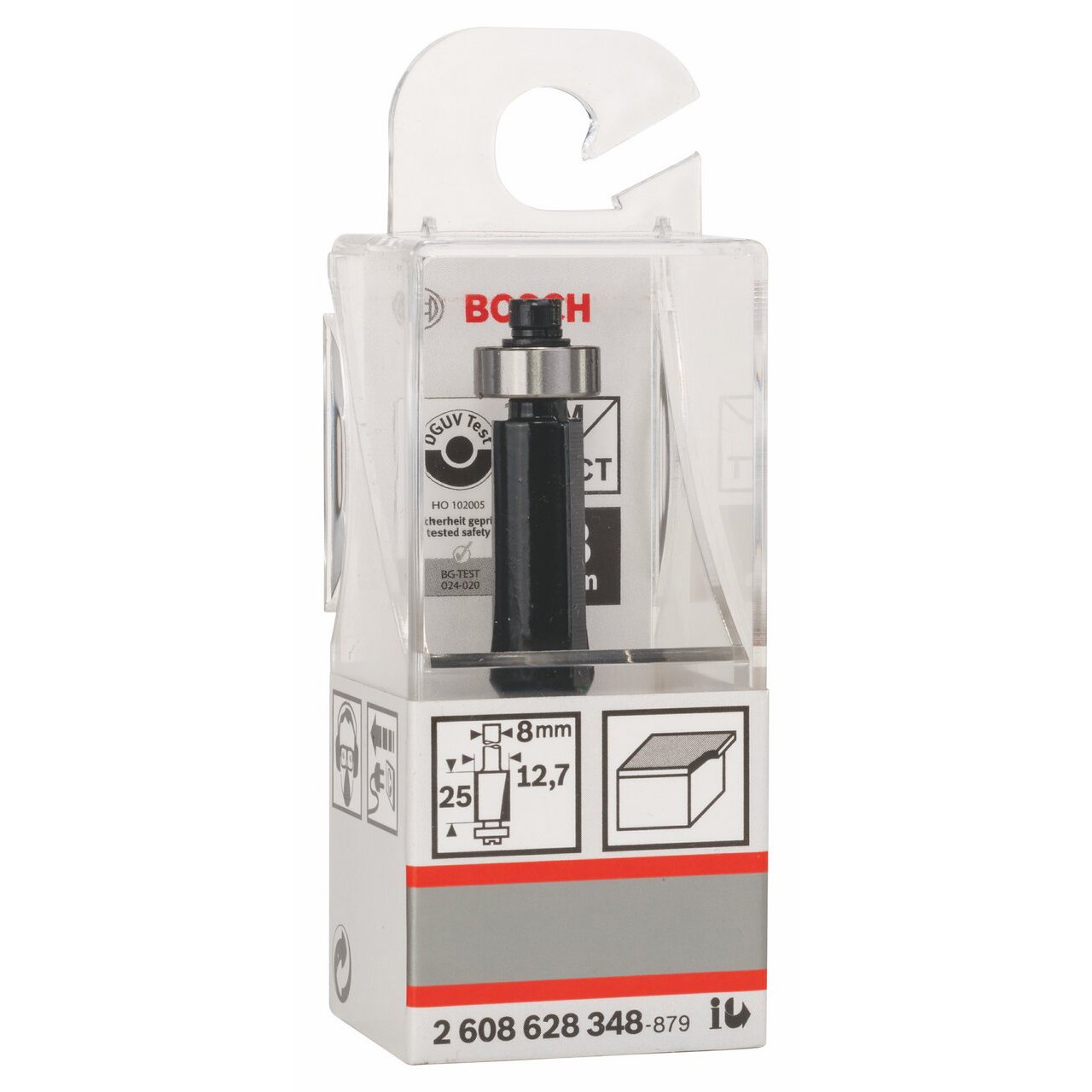 Bosch Roman Ogee Bit Black/Silver 25 mm Shank 8 mm