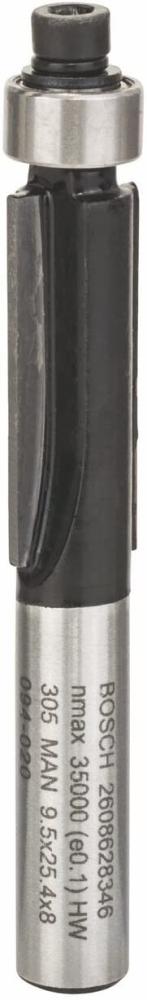 Bosch Roman Ogee Bit Black/Silver 25.4 mm Shank 8 mm