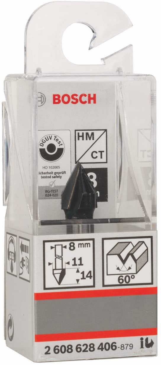 Bosch Router bit Groove Cutter 14 mm Shank 8 mm