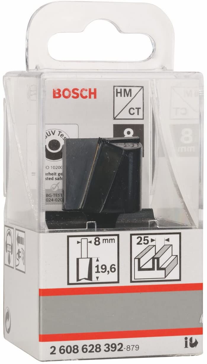 Bosch Router bit Groove Cutter 25 mm Shank 8 mm