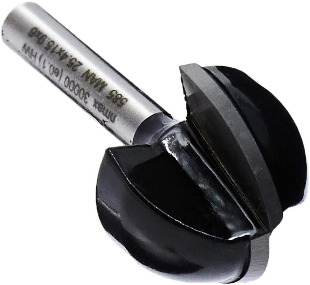 Bosch Concave Milling Cutter 6 Mm R1 12.7 Mm D 25.4 Mm L 15.6 Mm G 49 Mm