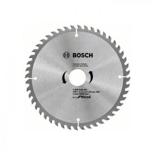 Bosch Circular Saw Blade Eco For Wood 190mm 48T