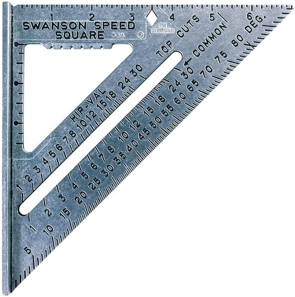 Swanson Speed Square With Blue Book And Combination Square, 7 Inch