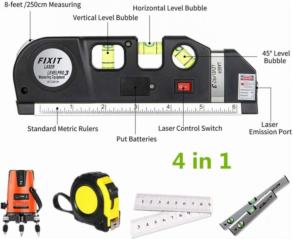 4 In 1 Multipurpose Standard Metric Laser