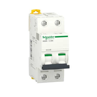 Schneider Electric Minature Circuit Breaker IK60N 2P 20A 6KA