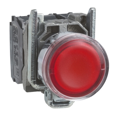شنايدر بوش بوتن معدنى أحمر مزود بلمبه LED داخلية 24VAC/DC