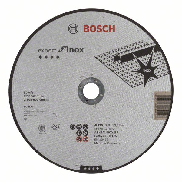Bosch Expert For Inox Straight Cutting Disc 230x2mm