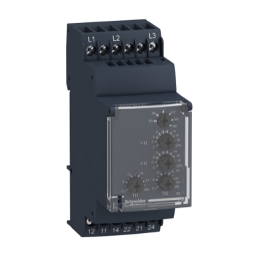 شنايدر اليكتريك ريلاى ارتفاع وانخفاض الجهدVAC 220-480 - 2C/O