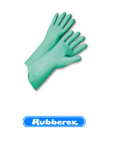 Latex Glove color green size 10
