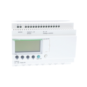 شنايدر جهاز تحكم طراز Zelio SR2, 20 نقطة دخول/خروج ريلاى, 24VDC