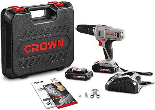 Crown Cordless Drill And Screwdriver 13 Mm 1.5Ah