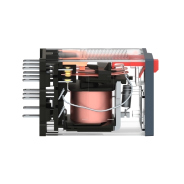 شنايدر ريلاي توصيل مباشر مصغر 10 أمبير 3 كونتاكت قلاب 24 فولت تيار متردد