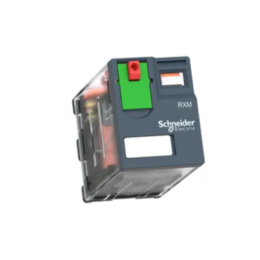 SE Harmony, Miniature Plug-in Relay, 10 A, 3 CO, With Lockable Test Button, 24 V AC