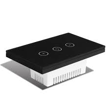 WIFI Smart Touch Wall Switch 1 Gang 10A Black