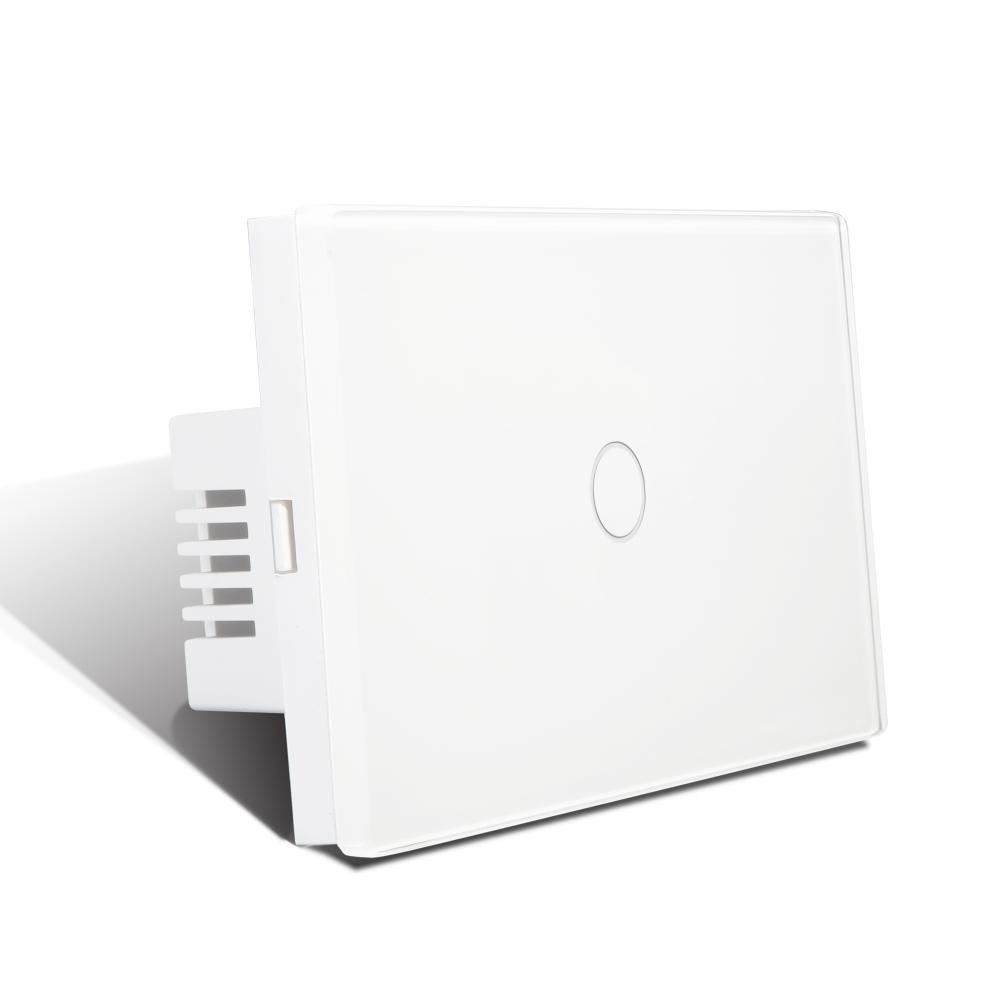 WIFI Smart Touch Wall Switch 1 Gang 10A White