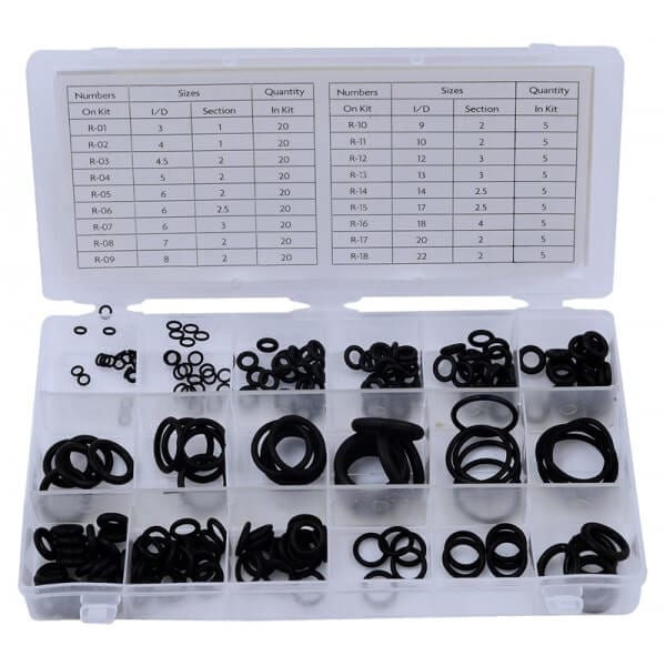 Rolson 225pc O Ring Assortment