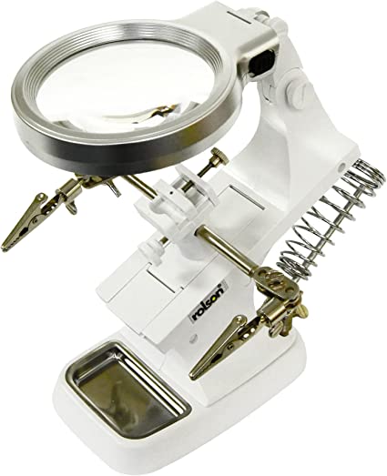 Rolson 10 LED USB Helping Hand Magnifier