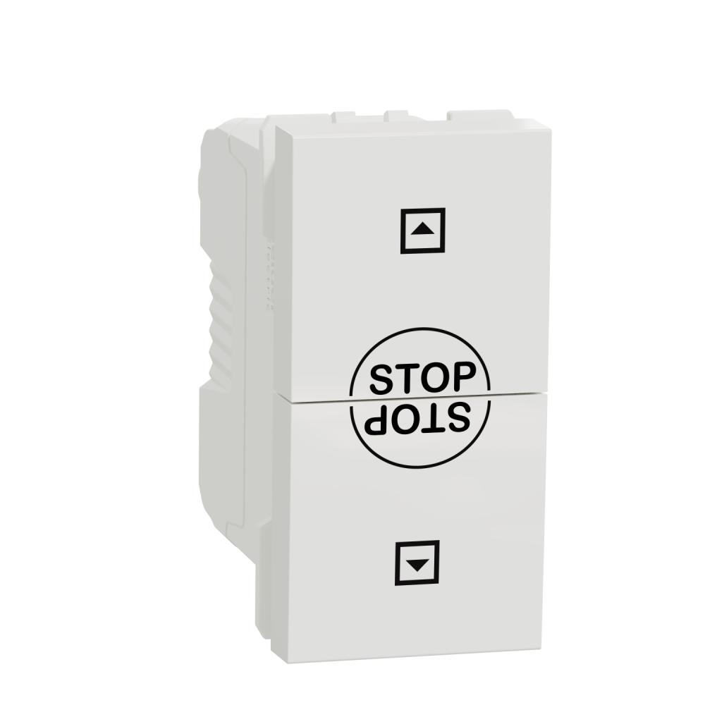 نيو يونيكا -مفتاح ستارة بمسمار 10 امبير-ابيض من شنايدر