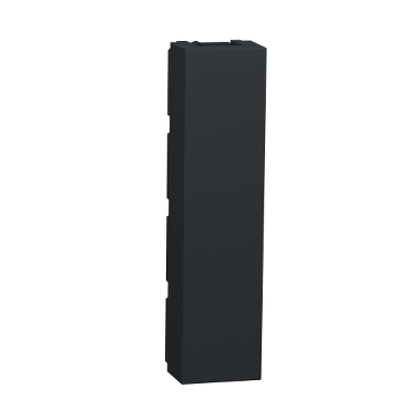 2xBlind cover 1/2 modules - Black
