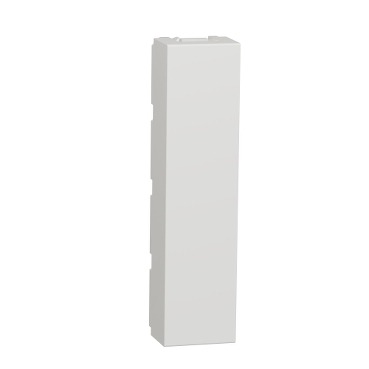 2xBlind cover 1/2 module - white